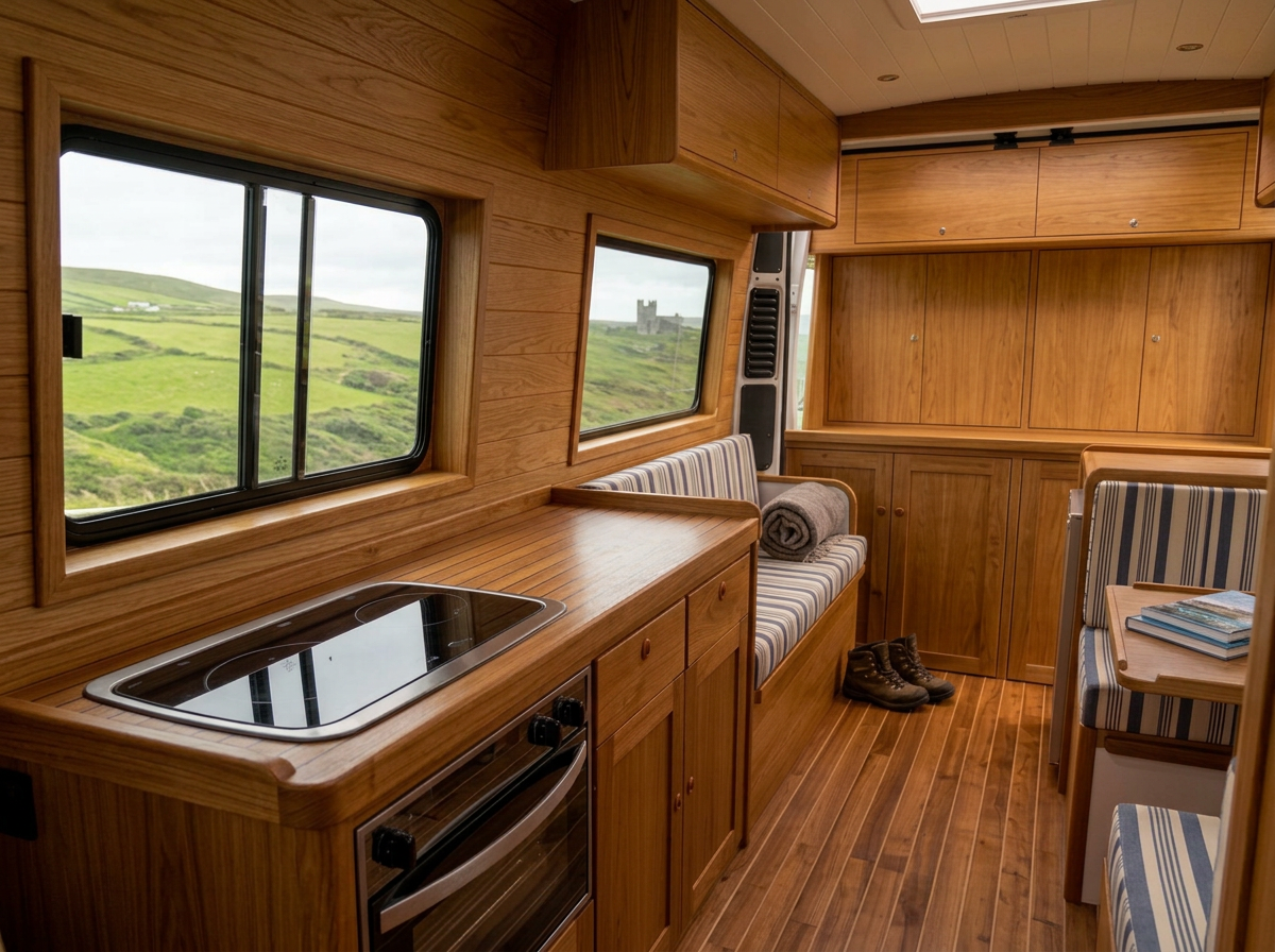 Zero Breeze Mark 3 inside a camper van