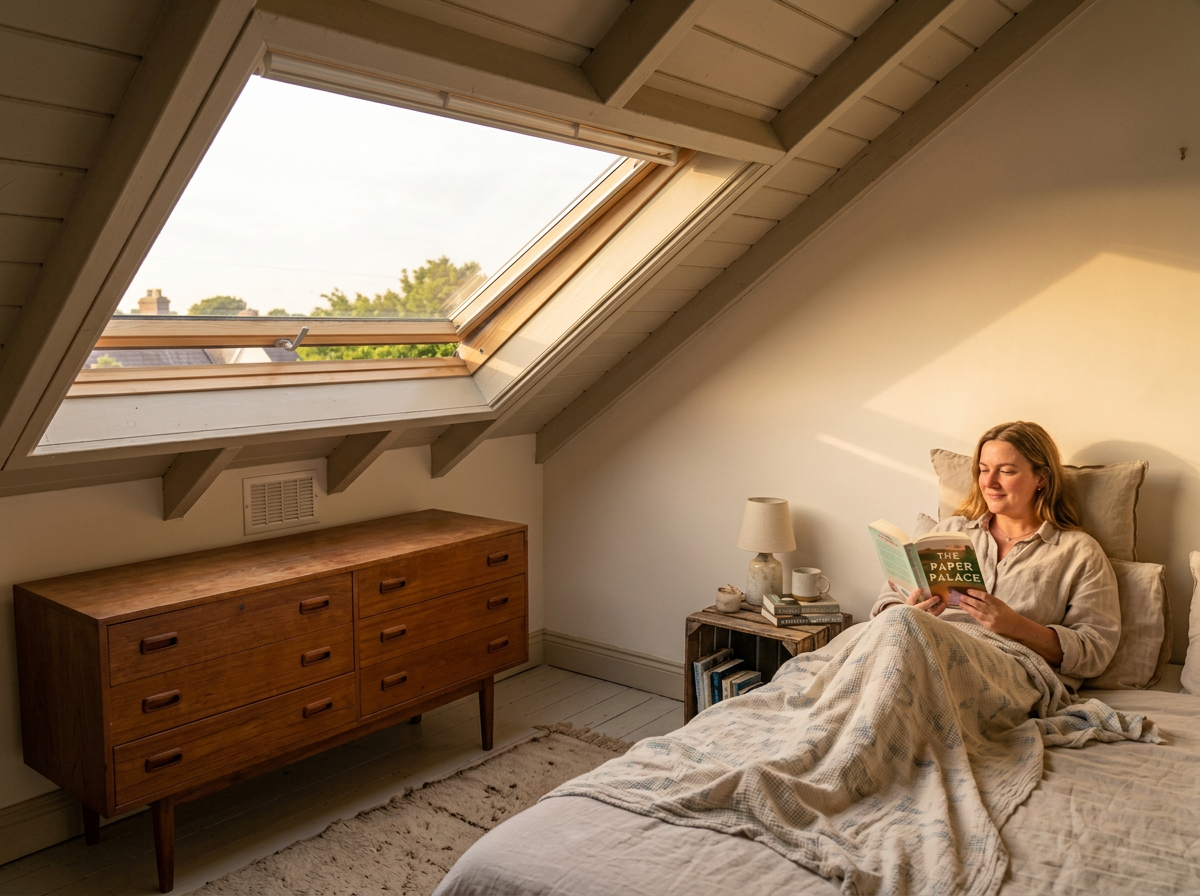 Zero Breeze Mark 3 in a loft bedroom